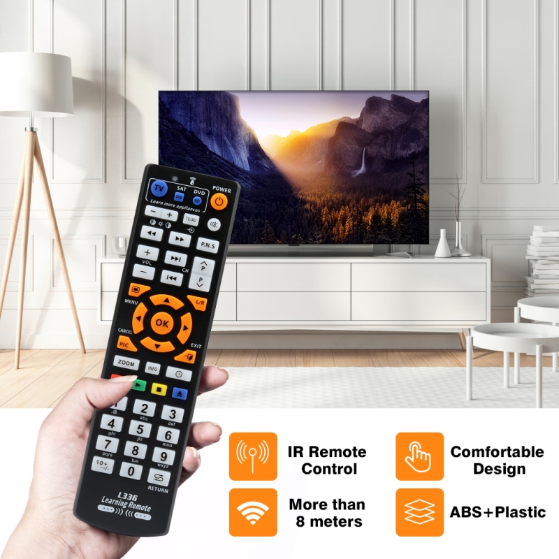 L336 copy Smart Remote Control Controller With Learn Function For TV CBL DVD SAT learning